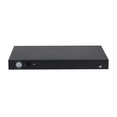 Dahua PFS4226-24ET-360-V2 24x 10/100(Hi-PoE(1,2)/PoE/PoE+)+2x gigabit/SFP combo uplink, 360W PoE menedzselhető switch