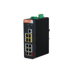 Dahua PFS4410-6GT-DP-V2 2x100/1000 (HighPoE/PoE+/PoE)+4x 100/1000 (PoE)+4xSFP uplink 120W menedzselhető PoE switch