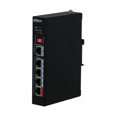 Dahua PFT1500 5 portos PoE extender/4 port PoE kimenet(4x100Mbps)/1 port PoE bemenet(1x1000Mbps)