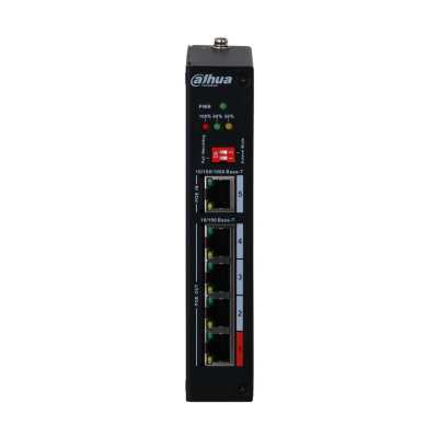 Dahua PFT1500 5 portos PoE extender/4 port PoE kimenet(4x100Mbps)/1 port PoE bemenet(1x1000Mbps)
