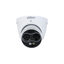 Dahua TPC-DF1241-TB2F2-S2 /kültéri/4MP/Thermal/2mm/hőmérséklet mérés/IP hő- és láthatófény turret kamera