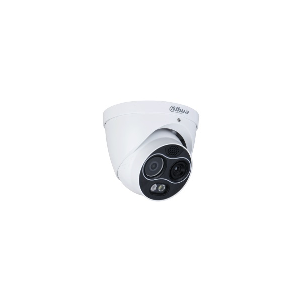 Dahua TPC-DF1241-TB2F2-S2 /kültéri/4MP/Thermal/2mm/hőmérséklet mérés/IP hő- és láthatófény turret kamera