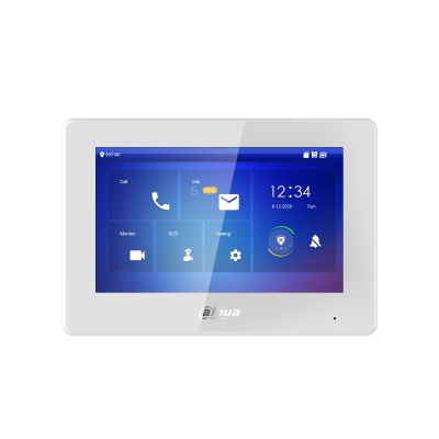 Dahua VTH5422HW érintő kijelzős/7"/beltéri egység/fehér 2 vezetékes IP kaputelefon