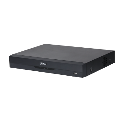 Dahua XVR5116HE-4KL-I3 16 csatorna/H265+/4K-25fps/2MP-30fps/1x SATA/WizSense Penta-brid XVR rögzítő