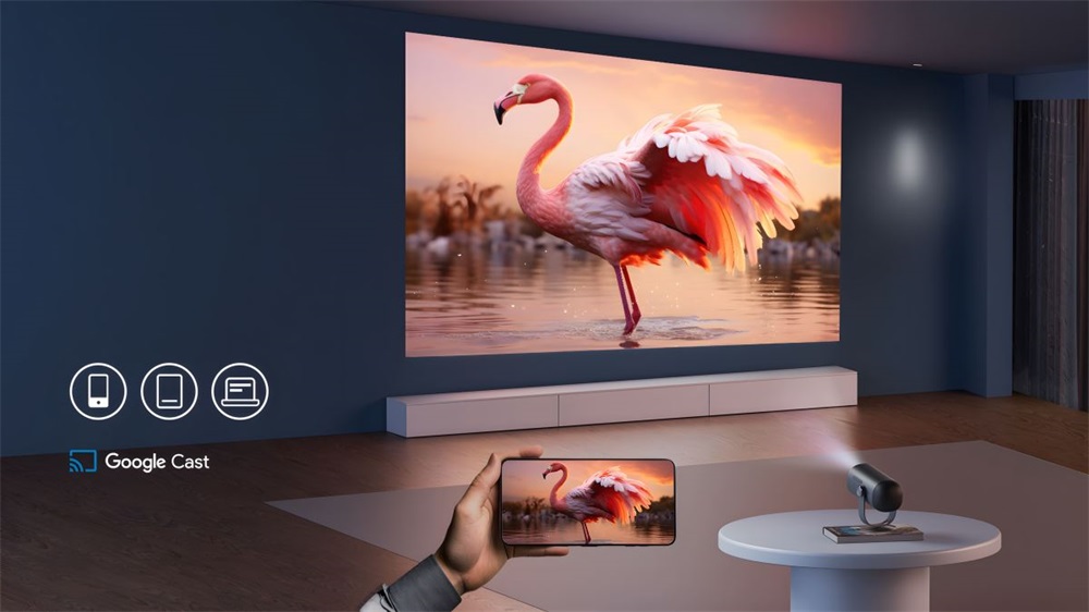 Dangbei Freedo Full HD 450L Google TV fekete hordozható projektor