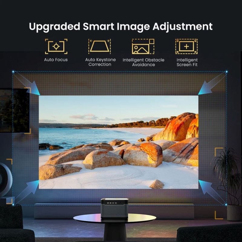 Dangbei Mars 2 Lite (DBOX02 Pro) 4K UHD 2000L fekete lézer projektor