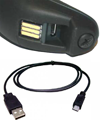 Datalogic QuickScan QBT2400 BT USB 2D fekete vonalkódolvasó microUSB kábellel