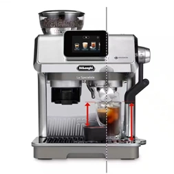 DeLonghi EC9455.M La Specialista Touch metál beépített őrlős espresso kávéfőző
