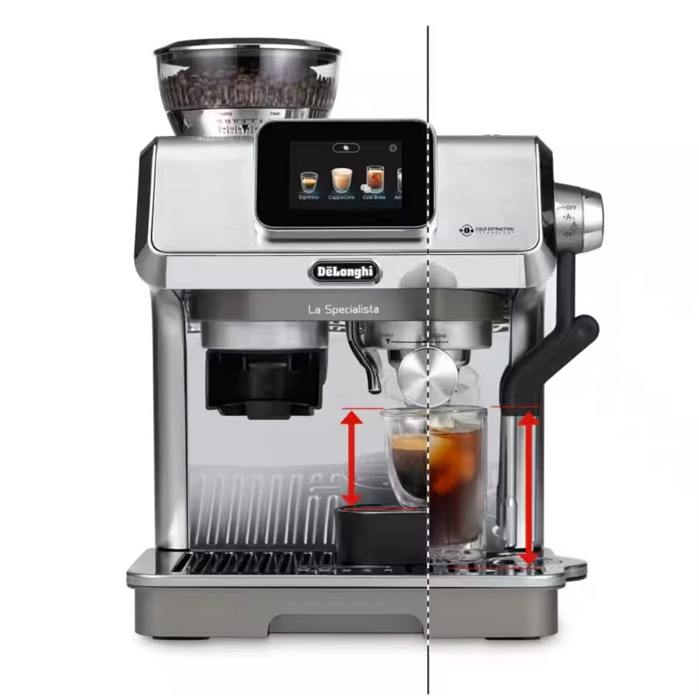 DeLonghi EC9455.M La Specialista Touch metál beépített őrlős espresso kávéfőző