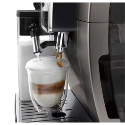 DeLonghi ECAM380.95.TB Dinamica Plus fekete tejhabosítóval automata kávéfőző