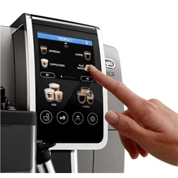 DeLonghi ECAM380.95.TB Dinamica Plus fekete tejhabosítóval automata kávéfőző
