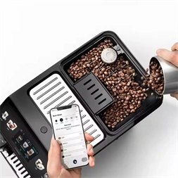 DeLonghi ECAM450.65.G Eletta Explore sötétszürke tejhabosítóval automata kávéfőző (Újszerű)