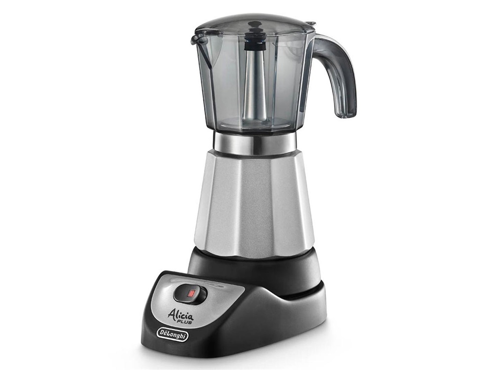 DeLonghi Alicia EMKM 4.B Mokka inox 4 személyes elektromos kotyogós kávéfőző