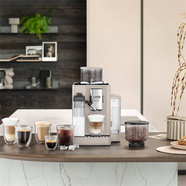 DeLonghi EXAM440.55.BG Rivelia bézs tejhabosítóval automata kávéfőző