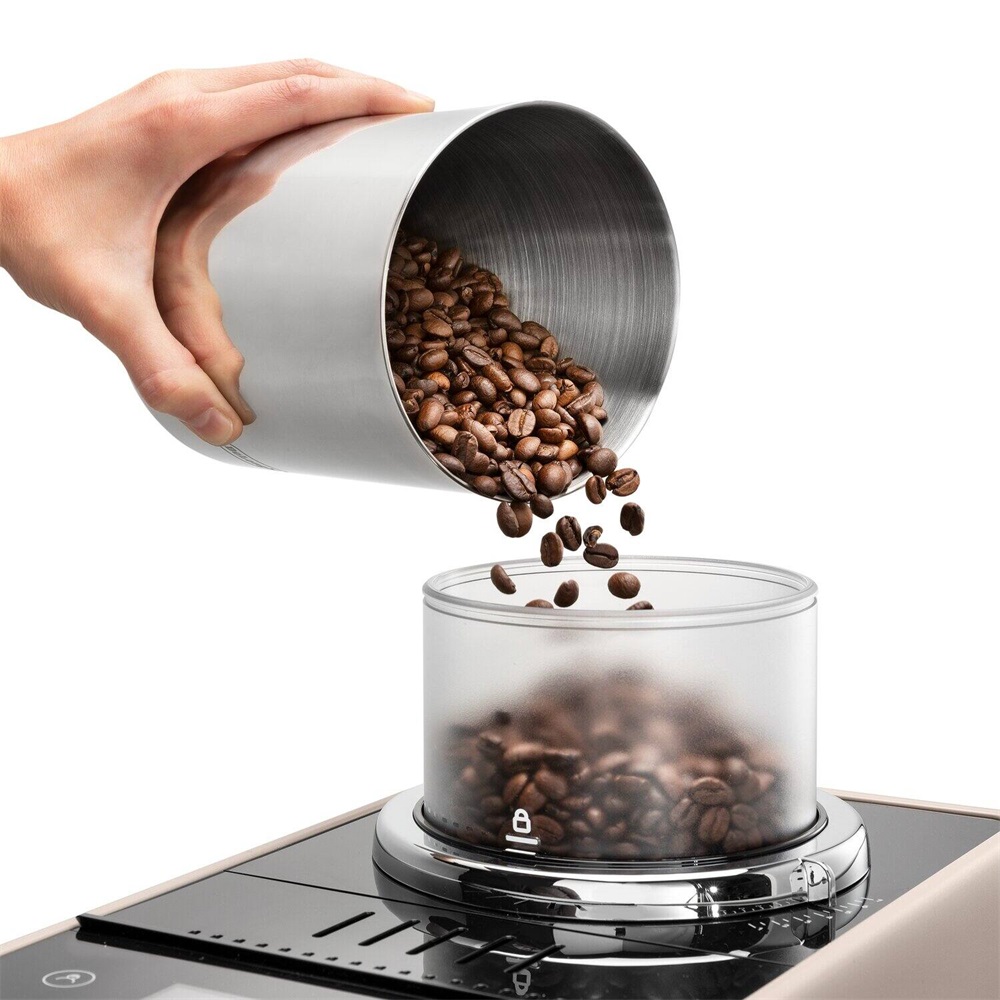 DeLonghi EXAM440.55.BG Rivelia bézs tejhabosítóval automata kávéfőző