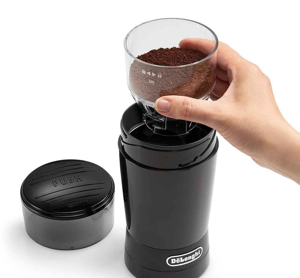 DeLonghi KG200 fekete multifunkciós fűszerőrlő és kávédaráló