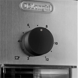 DeLonghi KG 89 ezüst elektromos kávéőrlő (Újracsomagolt)