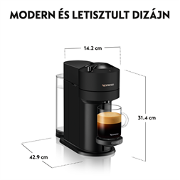 DeLonghi Nespresso ENV 120.BM Vertuo Next matt fekete kapszulás kávéfőző