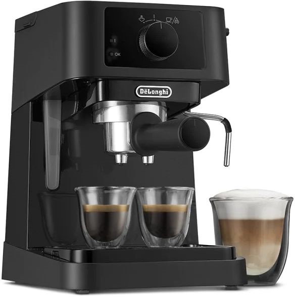 DeLonghi Stilosa EC230.BK fekete espresso kávéfőző (Újracsomagolt)