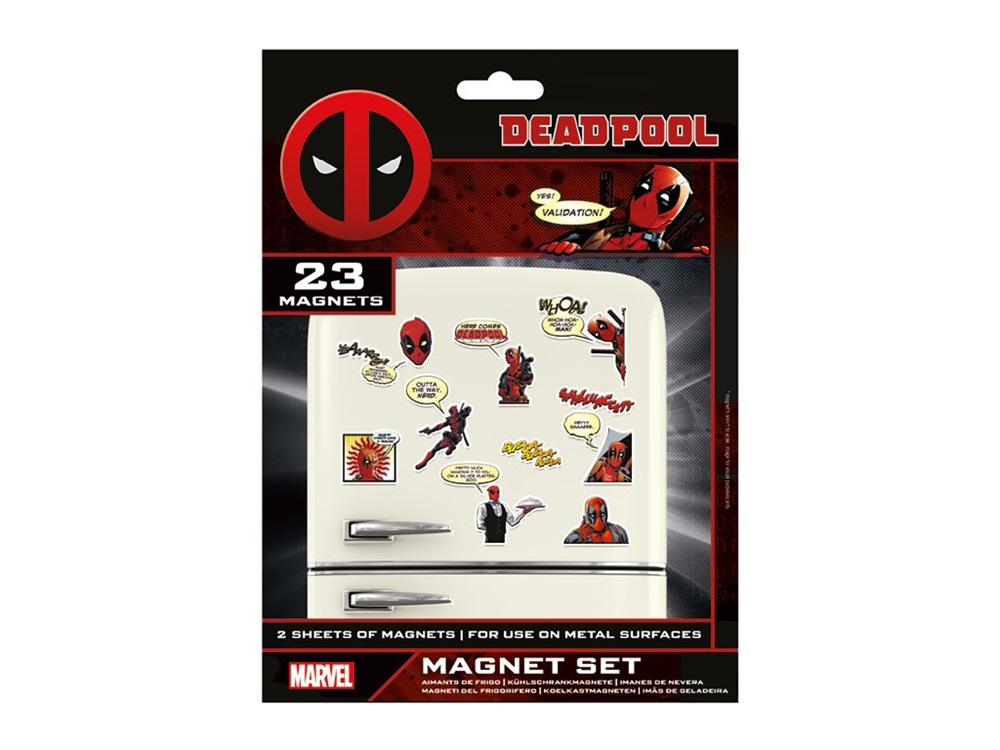 Deadpool hűtőmágnes készlet