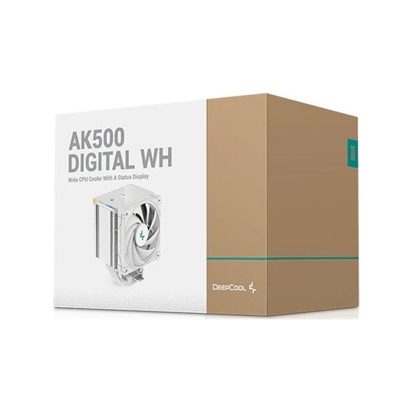 DeepCool AK500 DIGITAL WH processzor hűtő fehér