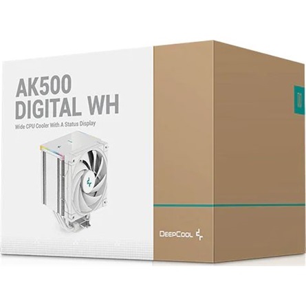 DeepCool AK500 DIGITAL WH processzor hűtő fehér