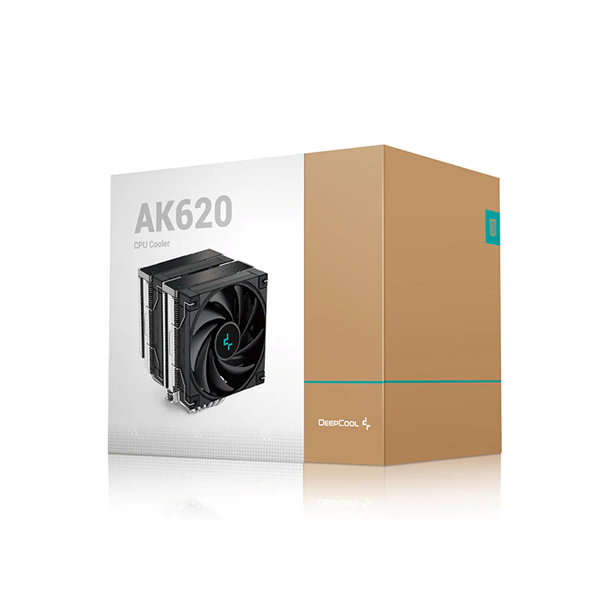 DeepCool AK620 Zero Dark Zoria fekete processzor hűtő