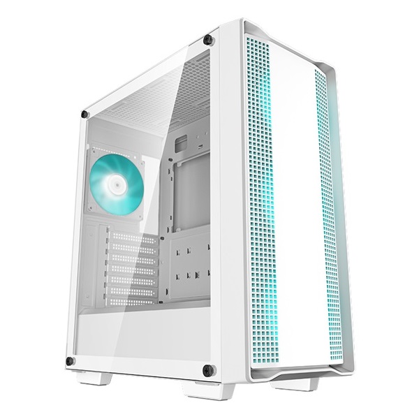 DeepCool CC560 fehér (táp nélküli) ablakos mATX ház