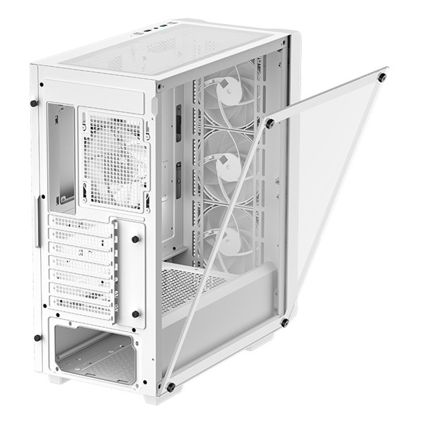 DeepCool CC560 fehér (táp nélküli) ablakos mATX ház