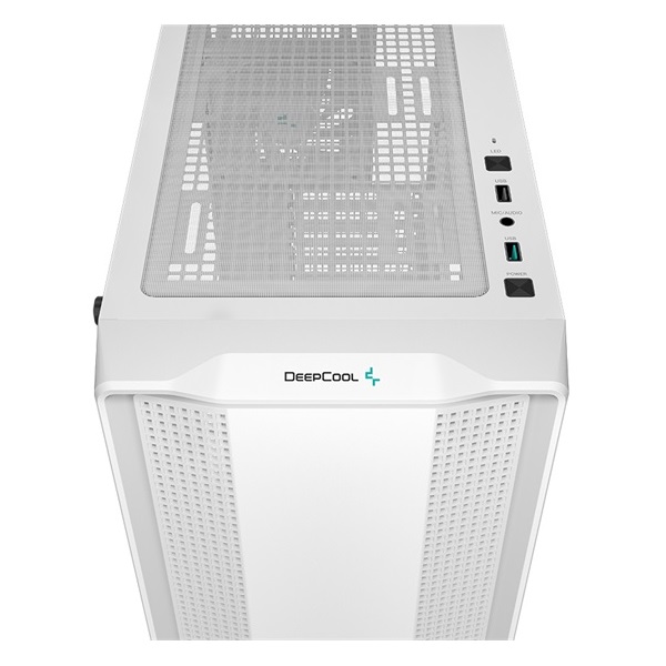 DeepCool CC560 fehér (táp nélküli) ablakos mATX ház
