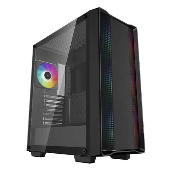 DeepCool CC560 fekete (táp nélküli) ablakos mATX ház