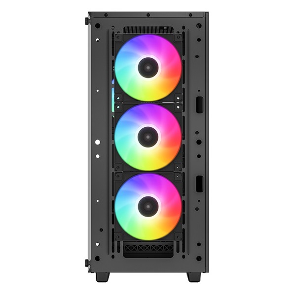 DeepCool CC560 fekete (táp nélküli) ablakos mATX ház