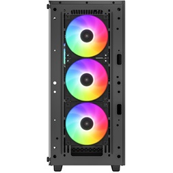 DeepCool CC560 fekete (táp nélküli) ablakos mATX ház