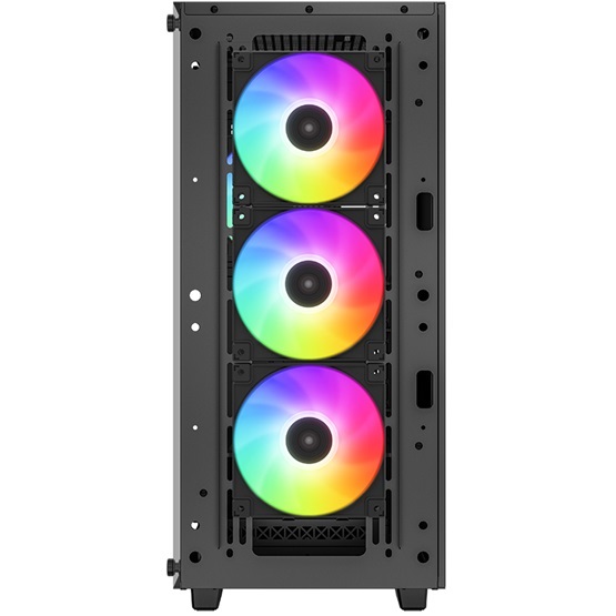 DeepCool CC560 fekete (táp nélküli) ablakos mATX ház