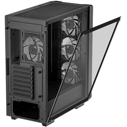 DeepCool CC560 fekete (táp nélküli) ablakos mATX ház