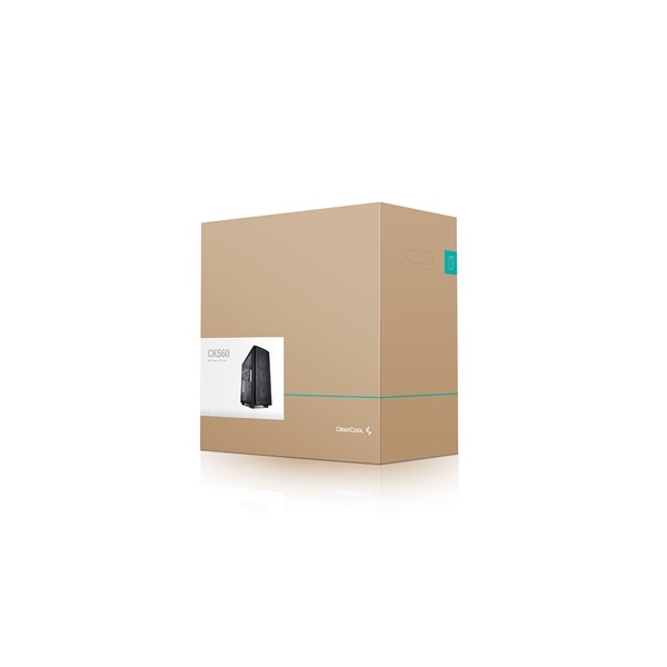 DeepCool CK560 fekete (táp nélküli) mATX ház