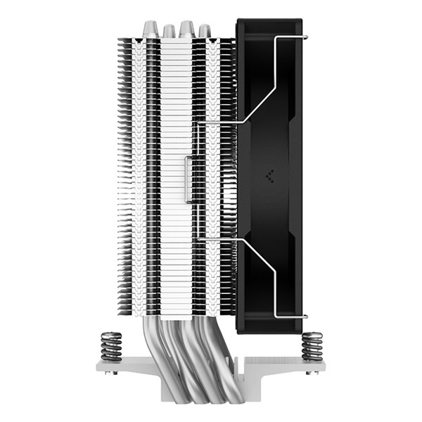 DeepCool CPU Cooler - AG400 (31,6 dB; max, 128,93 m3/h; 4pin csatlakozó, 4 db heatpipe, 12cm, PWM)