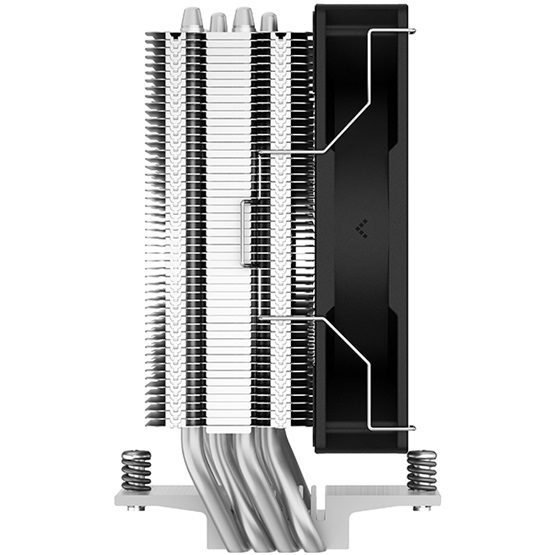 DeepCool CPU Cooler - AG400 (31,6 dB; max, 128,93 m3/h; 4pin csatlakozó, 4 db heatpipe, 12cm, PWM)