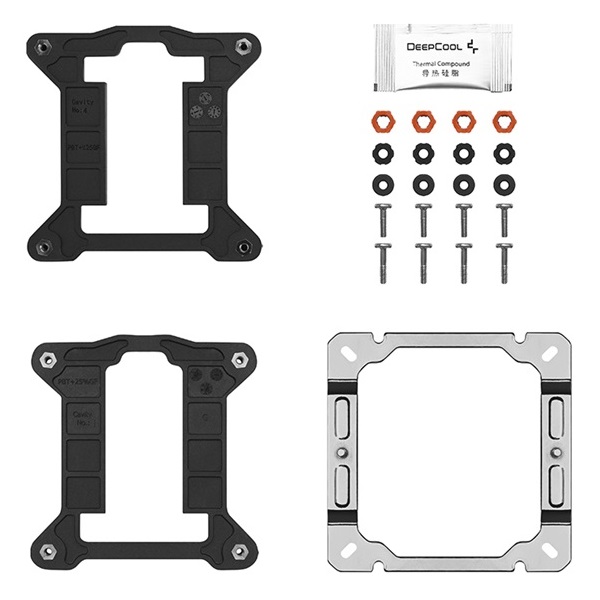 DeepCool CPU Cooler - AG400 (31,6 dB; max, 128,93 m3/h; 4pin csatlakozó, 4 db heatpipe, 12cm, PWM)