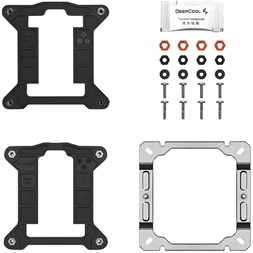 DeepCool CPU Cooler - AG400 (31,6 dB; max, 128,93 m3/h; 4pin csatlakozó, 4 db heatpipe, 12cm, PWM)