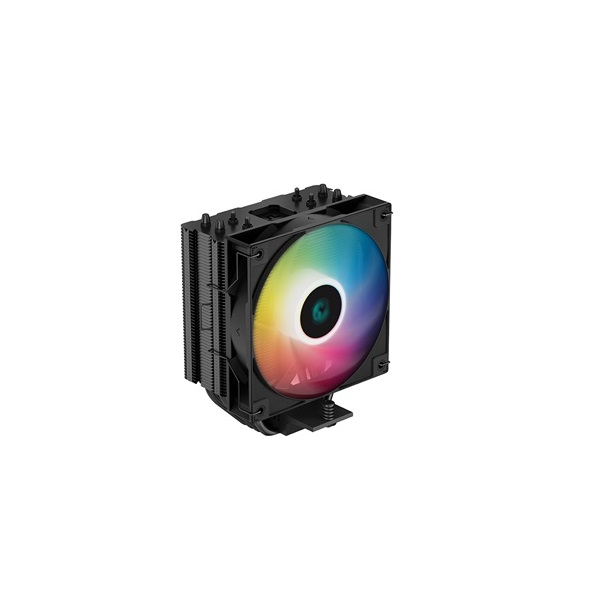 DeepCool CPU Cooler - AG400 BK ARGB (31,6 dB; max, 128,93 m3/h; 4pin csatlakozó, 4 db heatpipe, 12cm, PWM)