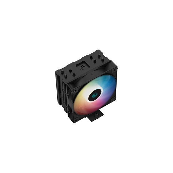 DeepCool CPU Cooler - AG400 BK ARGB (31,6 dB; max, 128,93 m3/h; 4pin csatlakozó, 4 db heatpipe, 12cm, PWM)