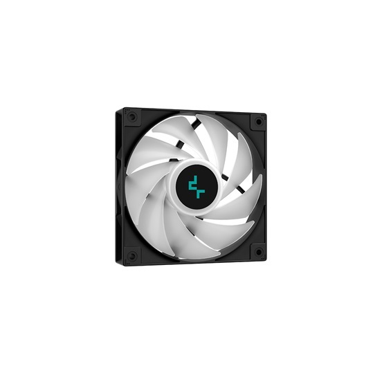 DeepCool CPU Cooler - AG400 BK ARGB (31,6 dB; max, 128,93 m3/h; 4pin csatlakozó, 4 db heatpipe, 12cm, PWM)