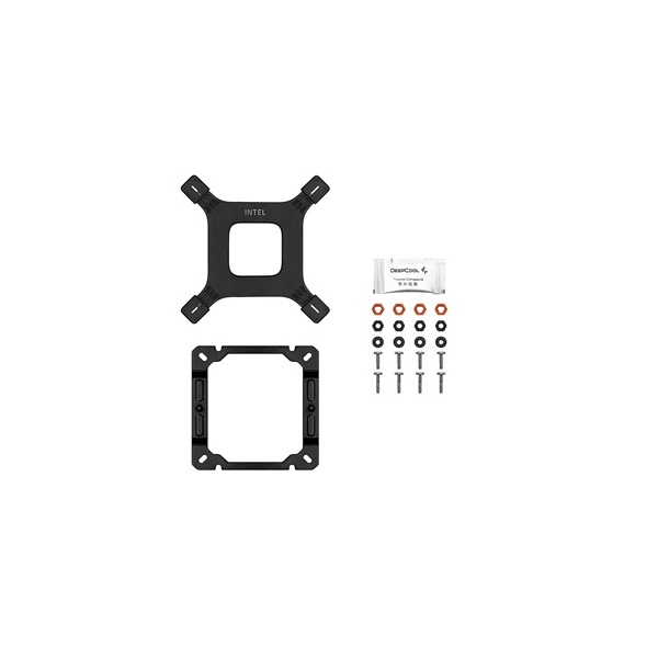DeepCool CPU Cooler - AG400 BK ARGB (31,6 dB; max, 128,93 m3/h; 4pin csatlakozó, 4 db heatpipe, 12cm, PWM)
