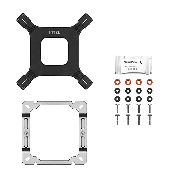 DeepCool CPU Cooler - AG400 PLUS (31,6 dB; max, 128,93 m3/h; 4pin csatlakozó, 4 db heatpipe, 12cm, PWM)