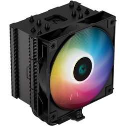 DeepCool CPU Cooler - AG500 BK ARGB (29,4 dB; max, 115,32 m3/h; 4pin csatlakozó, 5 db heatpipe, 12cm, PWM, LED)