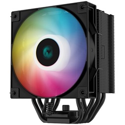 DeepCool CPU Cooler - AG500 BK ARGB (29,4 dB; max, 115,32 m3/h; 4pin csatlakozó, 5 db heatpipe, 12cm, PWM, LED)