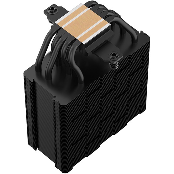 DeepCool CPU Cooler - AG500 BK ARGB (29,4 dB; max, 115,32 m3/h; 4pin csatlakozó, 5 db heatpipe, 12cm, PWM, LED)