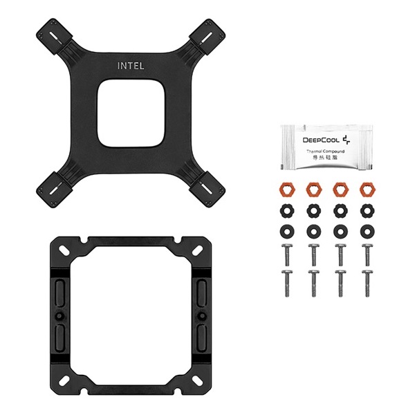 DeepCool CPU Cooler - AG500 BK ARGB (29,4 dB; max, 115,32 m3/h; 4pin csatlakozó, 5 db heatpipe, 12cm, PWM, LED)