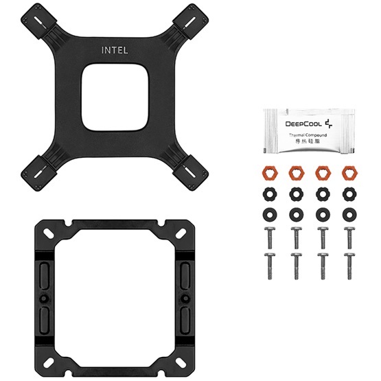DeepCool CPU Cooler - AG500 BK ARGB (29,4 dB; max, 115,32 m3/h; 4pin csatlakozó, 5 db heatpipe, 12cm, PWM, LED)